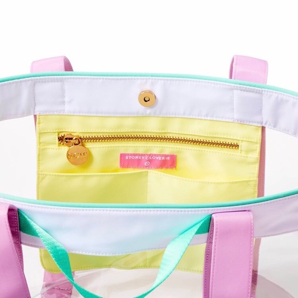 Stoney Clover Lane X Target Clear Beach Tote Bag NEW - Picture 4 of 8